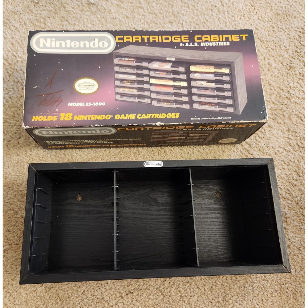 A.L.S. Industries Nintendo Cartridge Cabinet